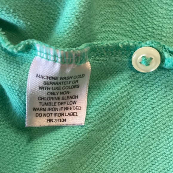 Saddlebred L Perfect Polo Mens Teal Green Shirt Golf Casual EUC - Picture 7 of 15